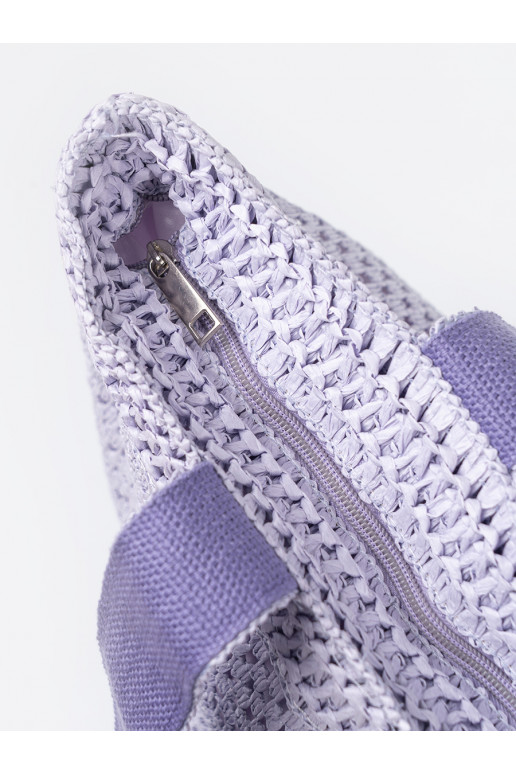 violetinė torba plażowa