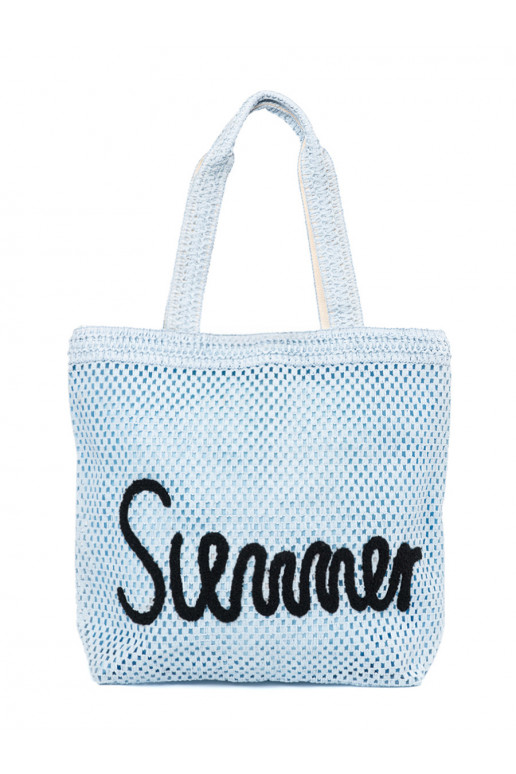 Mėlyna torba plażowa