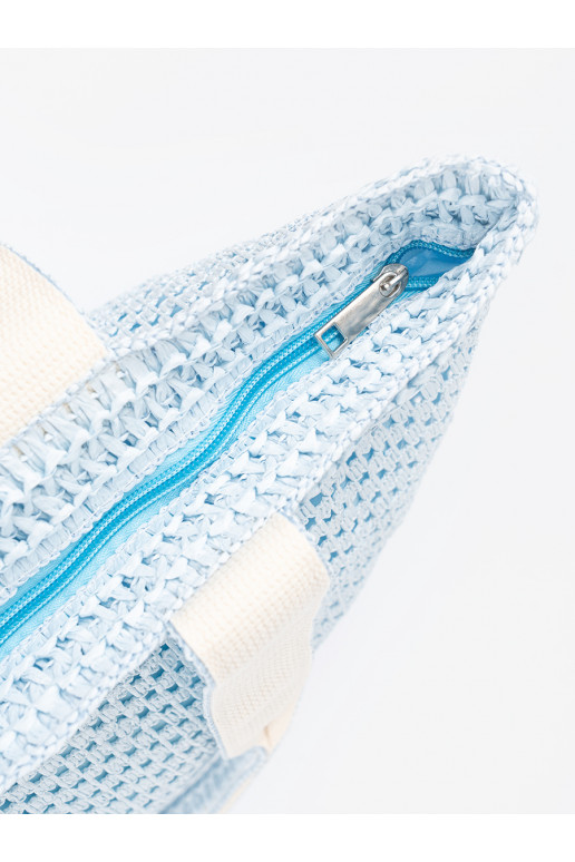 Mėlyna torba plażowa