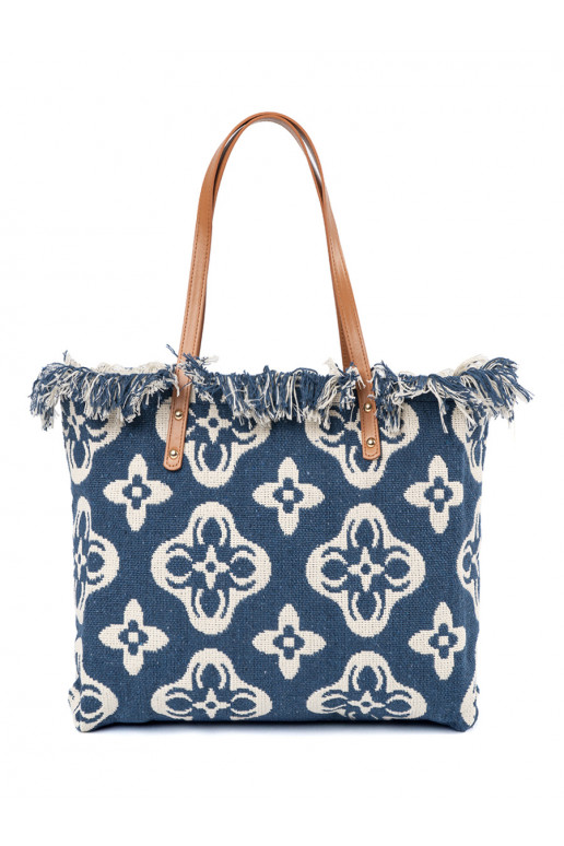 Rankinė/krepšys plażowa z frędzlami