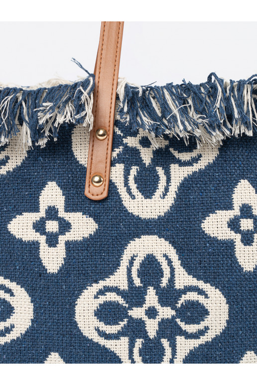 Rankinė/krepšys plażowa z frędzlami