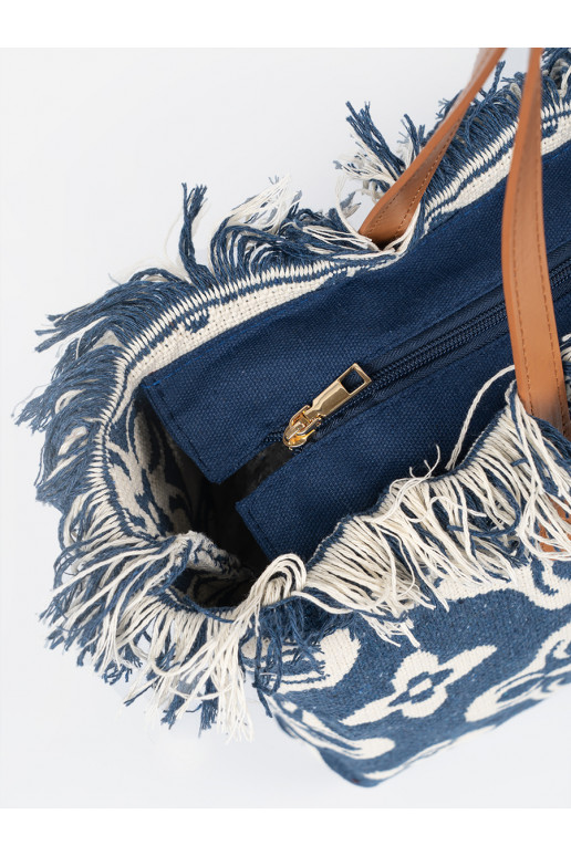 Rankinė/krepšys plażowa z frędzlami