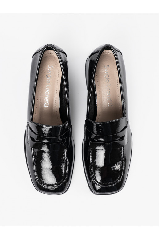 Juodos spalvos lords stiliaus batai  Juodos spalvos lords stiliaus batai