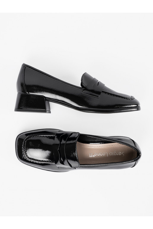 Juodos spalvos lords stiliaus batai  Juodos spalvos lords stiliaus batai