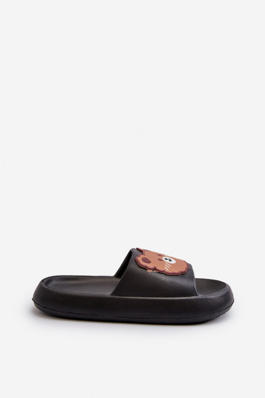 Vaikiški Lengvos šlepetės  Juodos spalvos Lindeheta