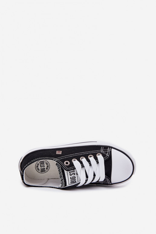 Vaikiški Klasikinio modelio laisvalaikio batai Big Star DD374163 juodos spalvos