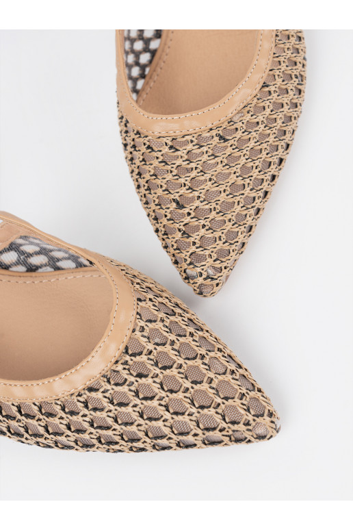 smėlio spalvos aukštakulniai  