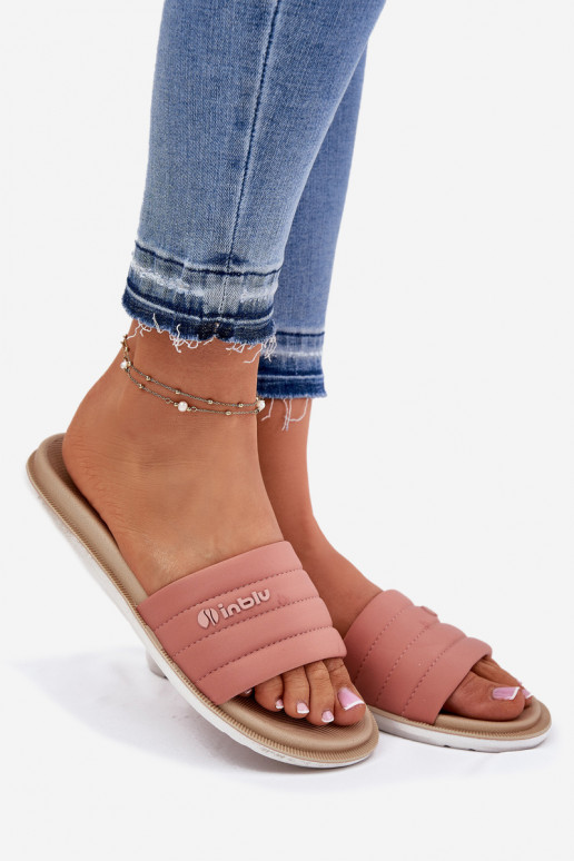 Moteriškos šlepetės Inblu SF000003 rožinės spalvos