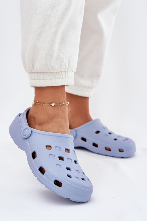 Moteriškos šlepetės  LEMIGO 806 mėlynos spalvos