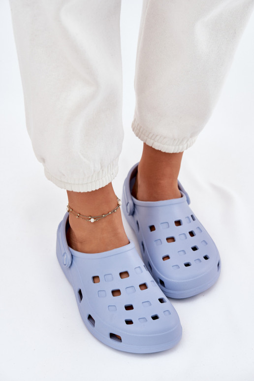 Moteriškos šlepetės  LEMIGO 806 mėlynos spalvos