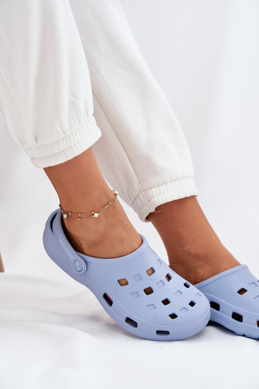 Moteriškos šlepetės  LEMIGO 806 mėlynos spalvos