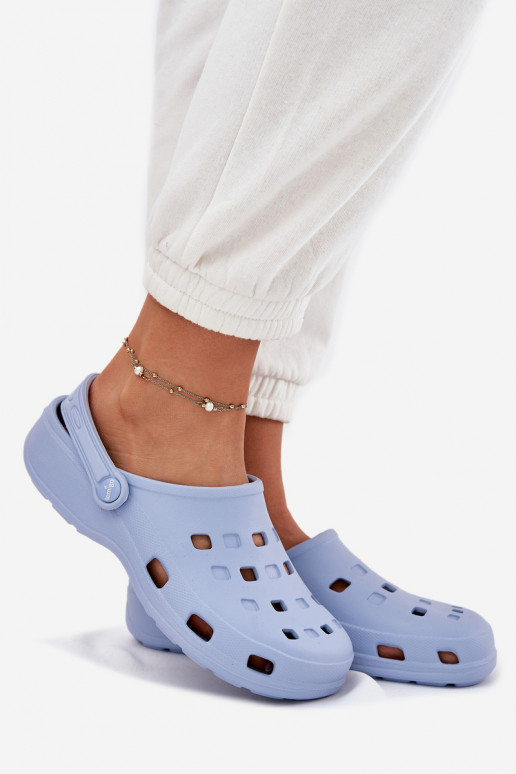 Moteriškos šlepetės  LEMIGO 806 mėlynos spalvos