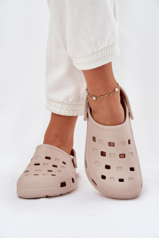 Moteriškos šlepetės  LEMIGO 806 smėlio spalvos