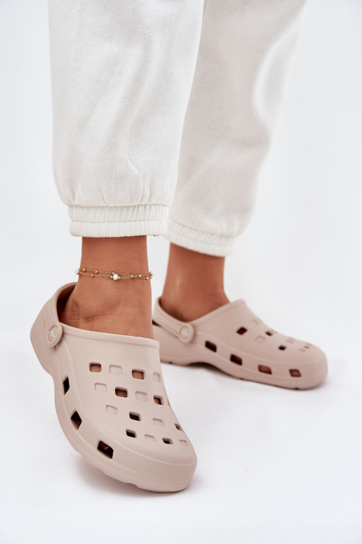 Moteriškos šlepetės  LEMIGO 806 smėlio spalvos