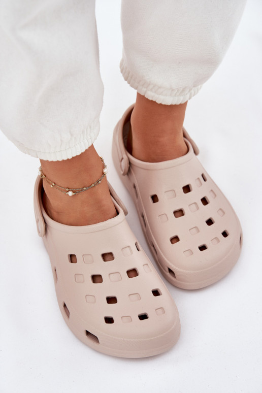 Moteriškos šlepetės  LEMIGO 806 smėlio spalvos