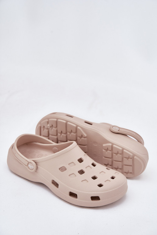 Moteriškos šlepetės  LEMIGO 806 smėlio spalvos