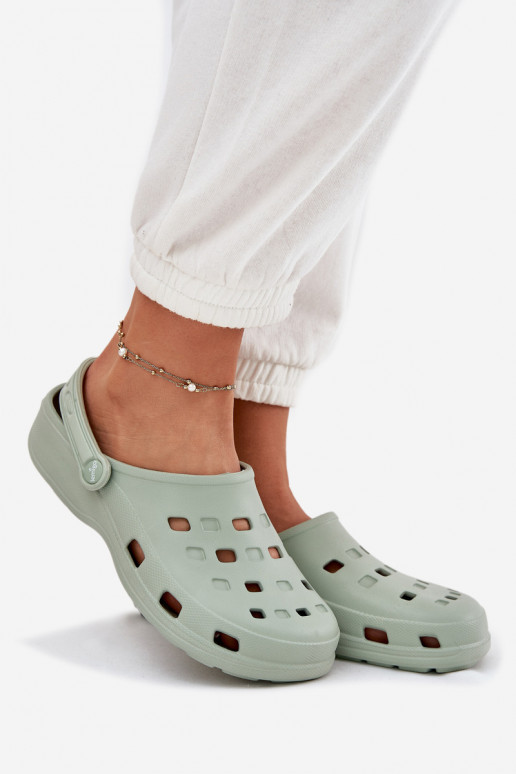 Moteriškos šlepetės  LEMIGO 806 mėtinės spalvos