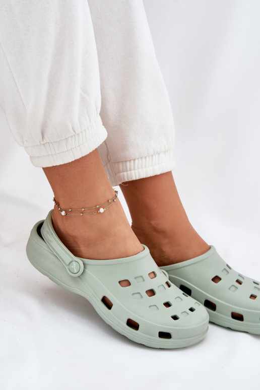 Moteriškos šlepetės  LEMIGO 806 mėtinės spalvos