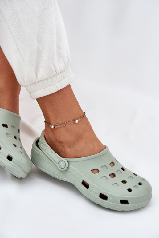 Moteriškos šlepetės  LEMIGO 806 mėtinės spalvos