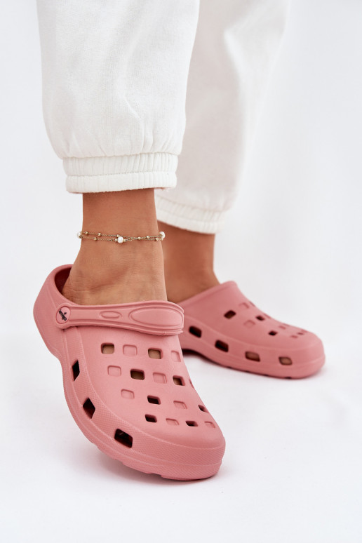 Moteriškos šlepetės  LEMIGO 806 rožinės spalvos