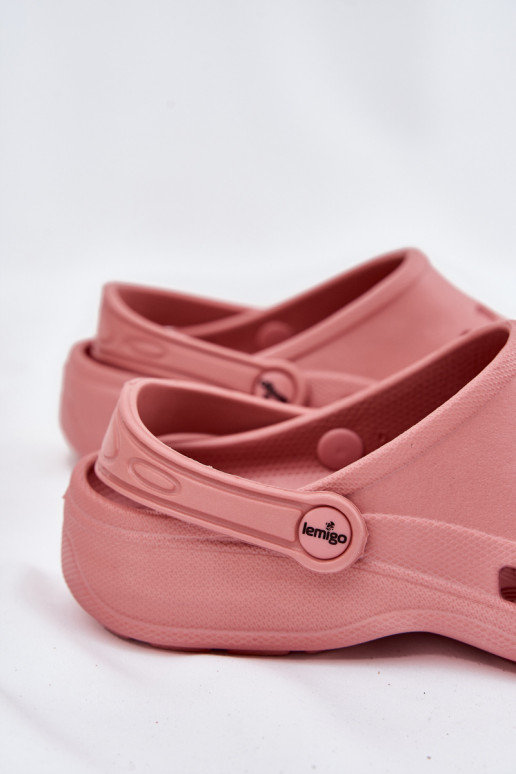 Moteriškos šlepetės  LEMIGO 806 rožinės spalvos