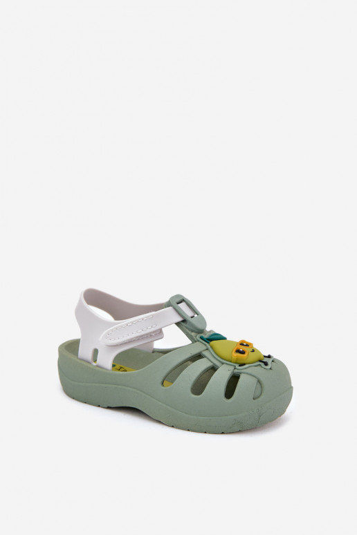 sandalai Vaikiški su lipniais užsegimais Owoce 83615 Ipanema Summer XIV Baby žalios spalvos sandalai Vaikiški su lipniais užsegimais Owoce 83615 Ipanema Summer XIV Baby žalios spalvos