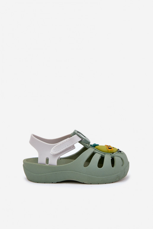 sandalai Vaikiški su lipniais užsegimais Owoce 83615 Ipanema Summer XIV Baby žalios spalvos sandalai Vaikiški su lipniais užsegimais Owoce 83615 Ipanema Summer XIV Baby žalios spalvos
