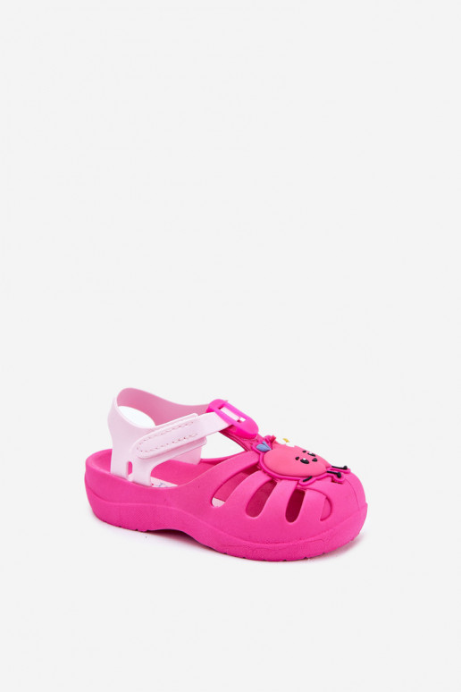 sandalai Vaikiški su lipniais užsegimais Owoce 83615 Ipanema Summer XIV rožinės spalvos sandalai Vaikiški su lipniais užsegimais Owoce 83615 Ipanema Summer XIV rožinės spalvos