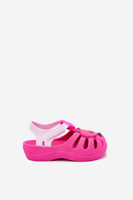 sandalai Vaikiški su lipniais užsegimais Owoce 83615 Ipanema Summer XIV rožinės spalvos sandalai Vaikiški su lipniais užsegimais Owoce 83615 Ipanema Summer XIV rožinės spalvos