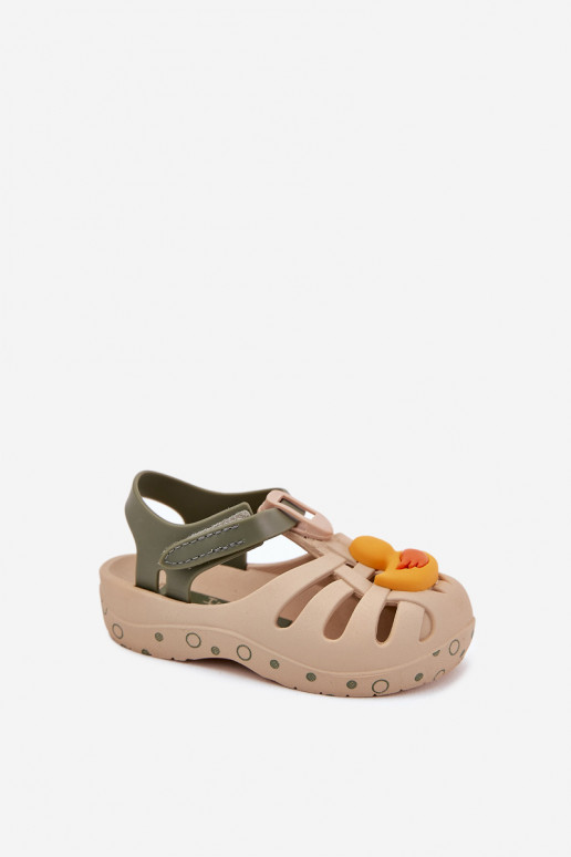 sandalai Vaikiški su lipniais užsegimais 83619 Ipanema Summer XV Baby smėlio spalvos sandalai Vaikiški su lipniais užsegimais 83619 Ipanema Summer XV Baby smėlio spalvos