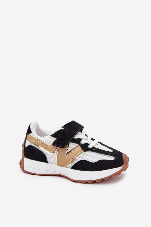  modelio batai Vaikiški su lipniais užsegimais Baltos-Juodos spalvos Tezzu