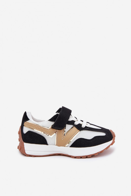  modelio batai Vaikiški su lipniais užsegimais Baltos-Juodos spalvos Tezzu