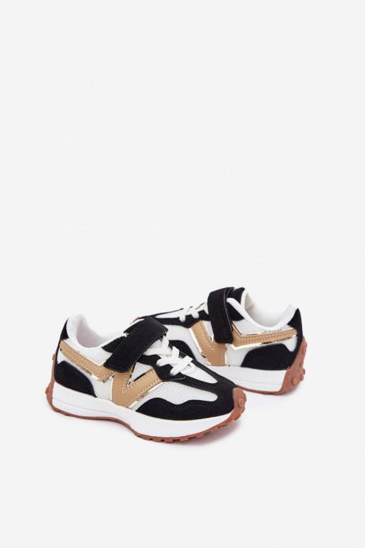  modelio batai Vaikiški su lipniais užsegimais Baltos-Juodos spalvos Tezzu