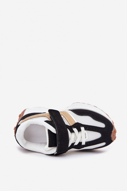  modelio batai Vaikiški su lipniais užsegimais Baltos-Juodos spalvos Tezzu