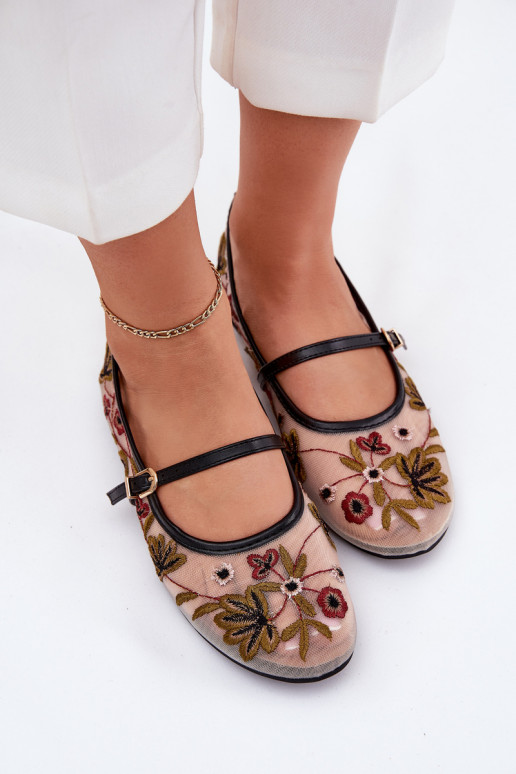 Balerinos Z Haftem I em Juodos spalvos Lilindraen