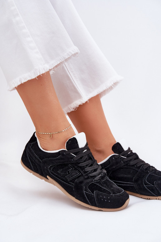 sportiniai bateliai  Z iš eko zomšosu Juodos spalvos Dorella