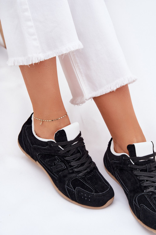 sportiniai bateliai  Z iš eko zomšosu Juodos spalvos Dorella