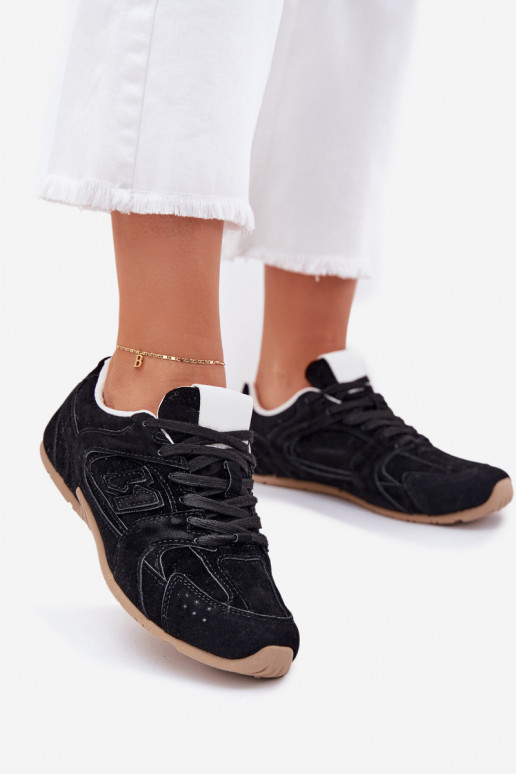 sportiniai bateliai  Z iš eko zomšosu Juodos spalvos Dorella