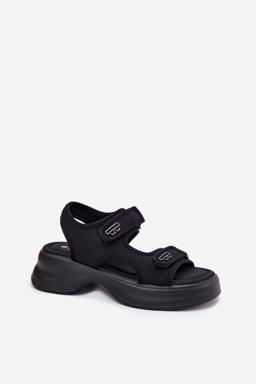 Moteriškos basutės Ze aukso spalvosmi Detalami Juodos spalvos Luvira