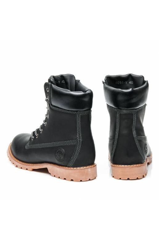 Stilingi juodi aulinukai 0251B / S3-46P Stilingi juodi aulinukai 0251B / S3-46P