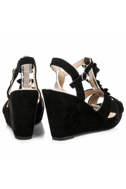 Stilingos juodos platforminės basutės...