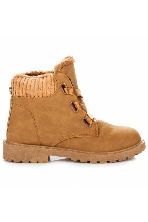 Rudos spalvos aulinukai su satino...