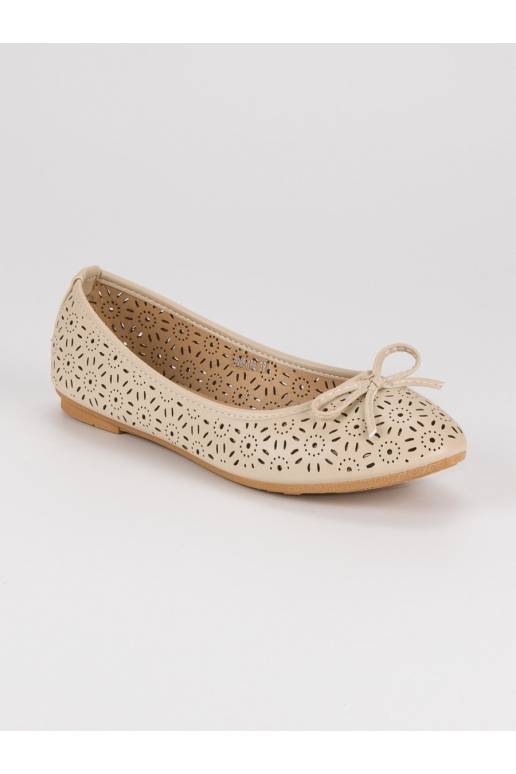 Smėlio spalvos balerinos Diamantique...
