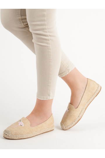 espadrilės su flamingais...