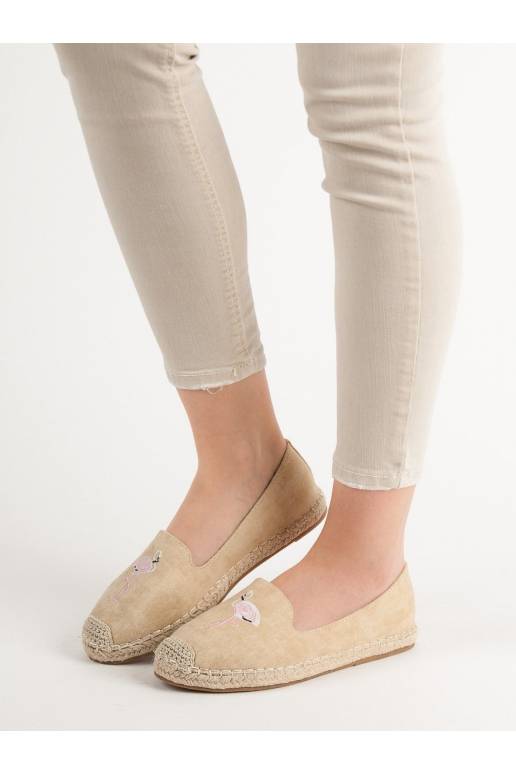 espadrilės su flamingais VICES 1202-14BE espadrilės su flamingais VICES 1202-14BE