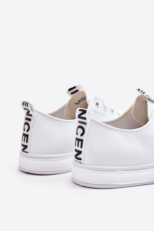 Klasikinio modelio sportbačiai baltos spalvos Ville