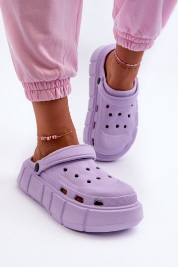 su platforma Violetinės spalvos Beckett 2