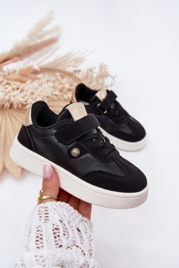 sportiniai bateliai  modelio batai Vaikiški su lipniais užsegimais Juodos spalvos Zarina