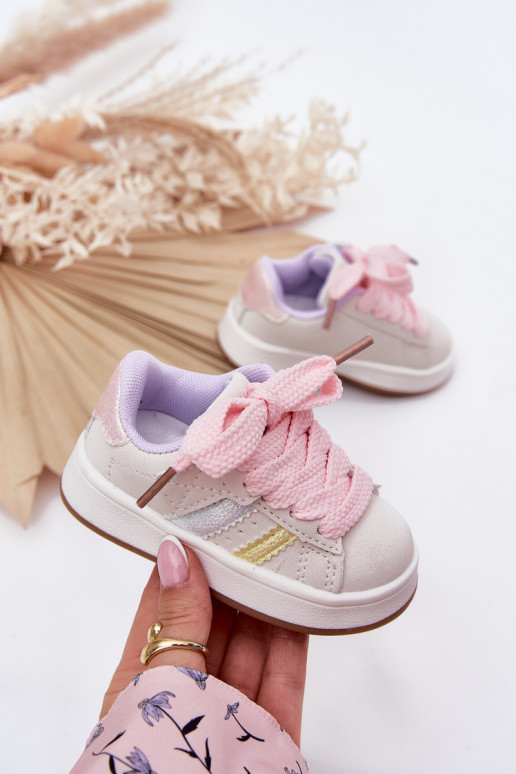 Vaikiški sportiniai bateliai "Sneakers" modelio su lipniais užsegimais, įvairių spalvų "Celyna"