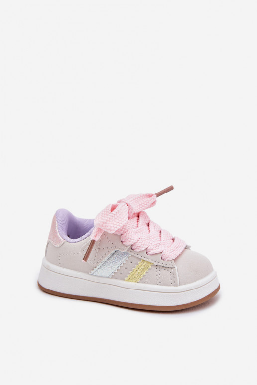 Vaikiški sportiniai bateliai "Sneakers" modelio su lipniais užsegimais, įvairių spalvų "Celyna"